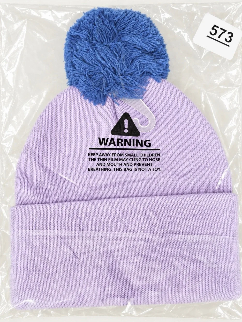 Color changing Carter Joey Magic Beanie Toddler Lavender Blue Pom NWT